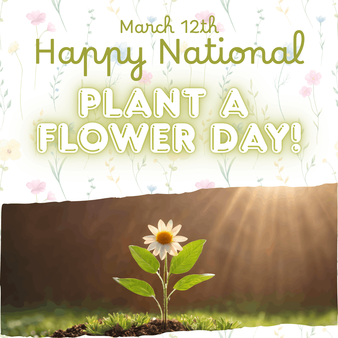 celebrate national plant a flower day
